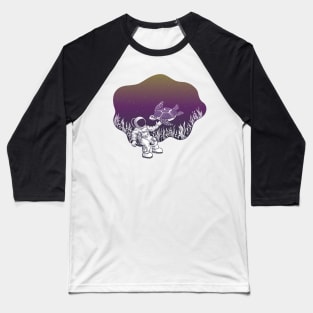 Underwater Astronaut Baseball T-Shirt